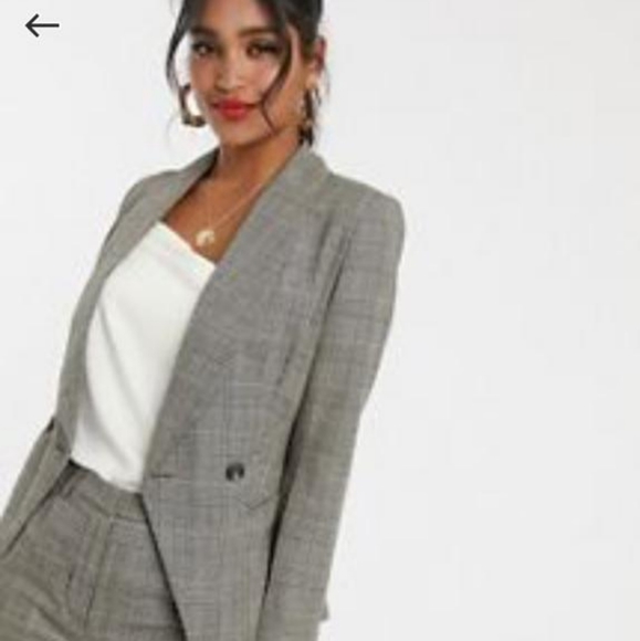 Double Breasted Check Blazer - Picture 5 of 5